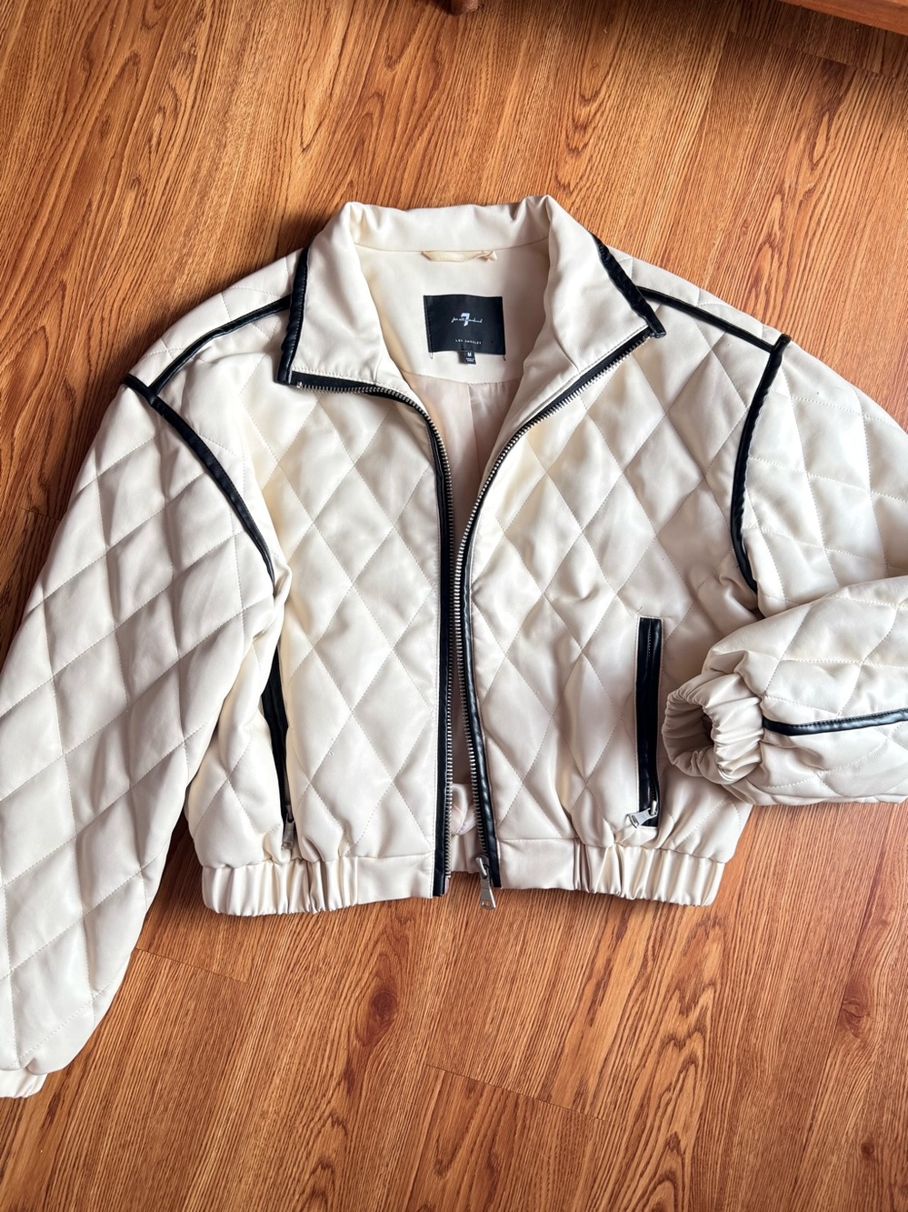 7 For All Mankind Quilted Bomber Jacket